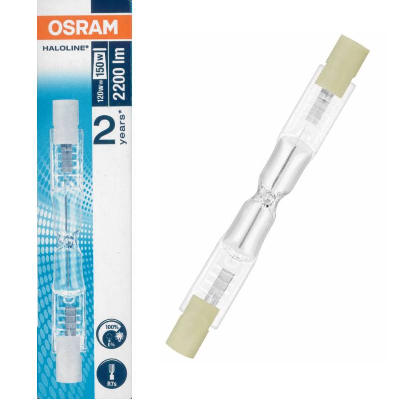 12x Osram Halogen-Stablampe Haloline PRO 64695 R7s 230V 120W 2245lm 120kW/1000h
