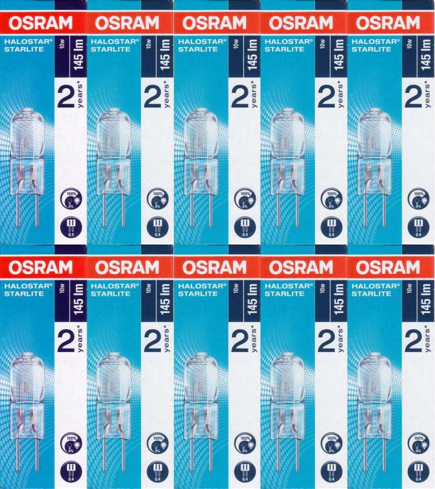 2x Osram Stiftsockellampe Halostar Starlite 64440s GY6,35 12V 35W 910lm Halogen