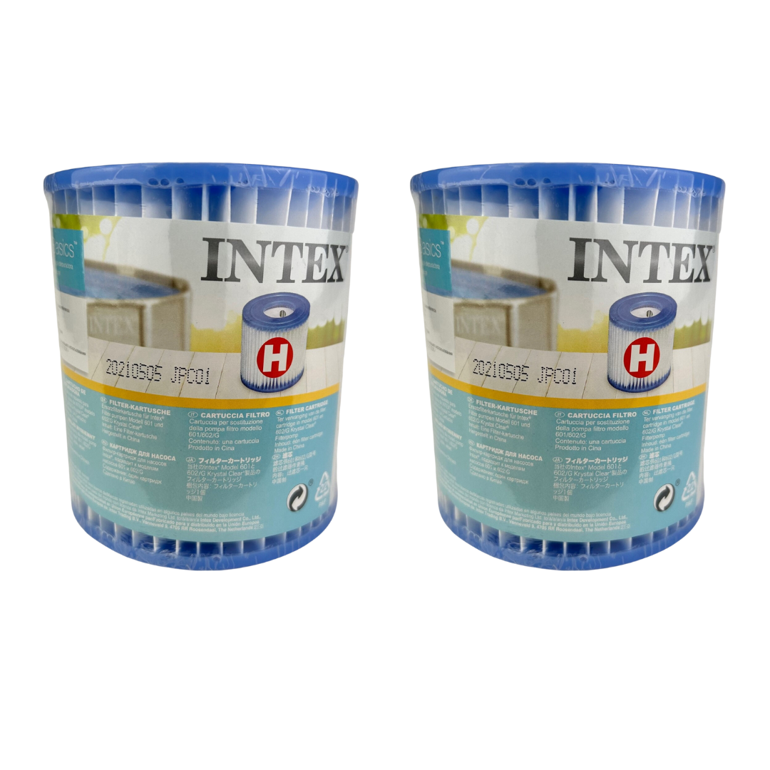 2x Intex Filterkartusche Typ H, Art. 29007