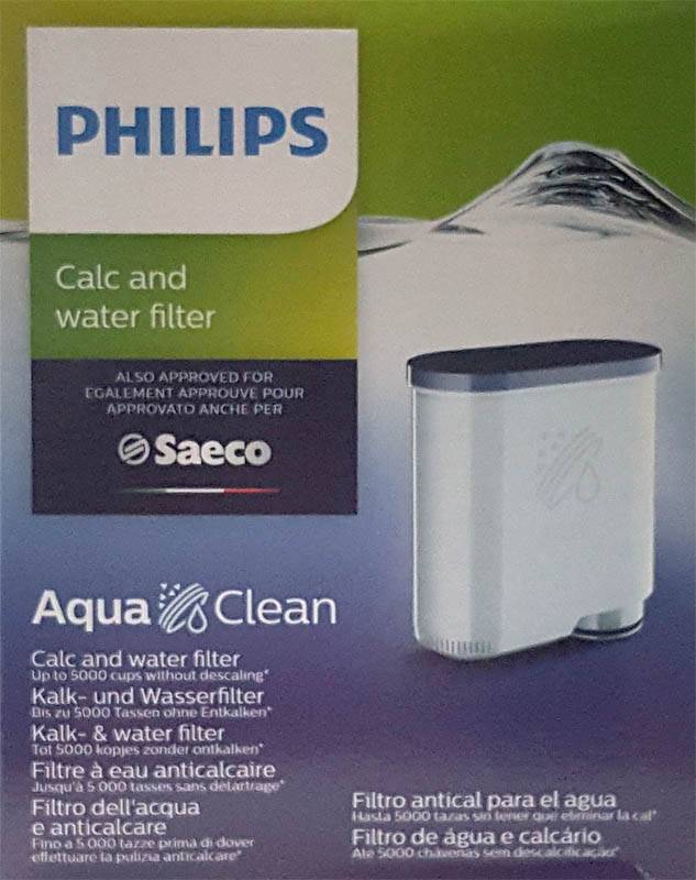 Philips Kalk- und Wasserfilter für Saeco und Philips Kaffeevollautomaten