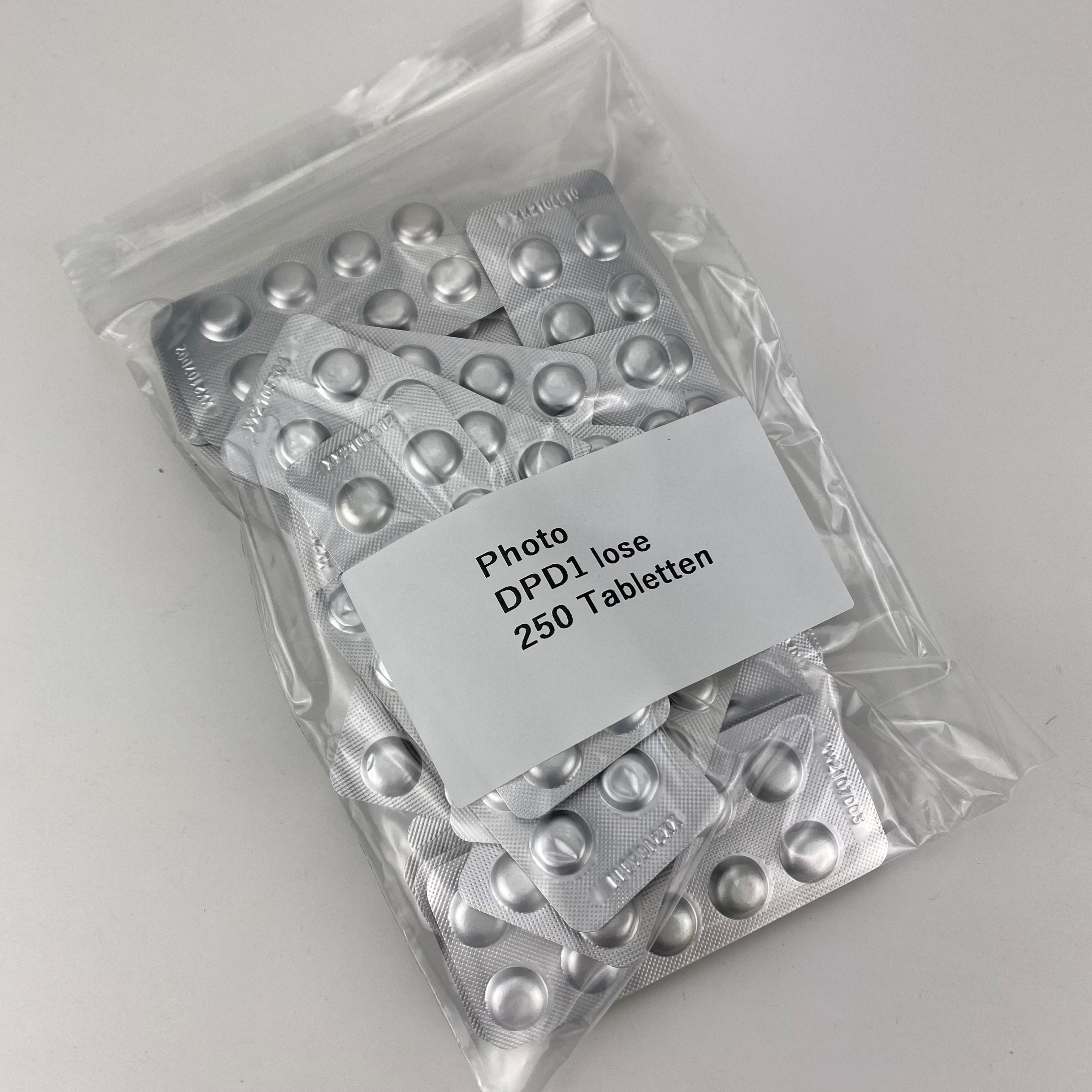 [lose Ware] Testtabletten DPD1 für Photometer elektrischer Wassertester Made in Germany 250x