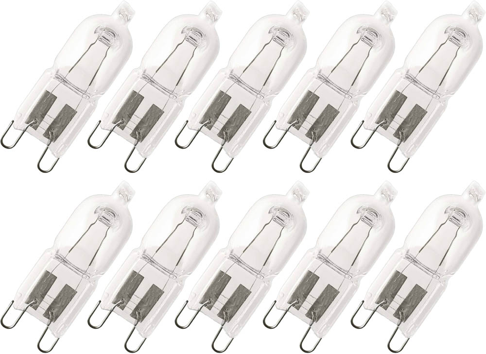 [lose Ware] 10x Osram Halogenlampe Halopin PRO 66748 G9 230V 48W 740lm 48kWh/1000h