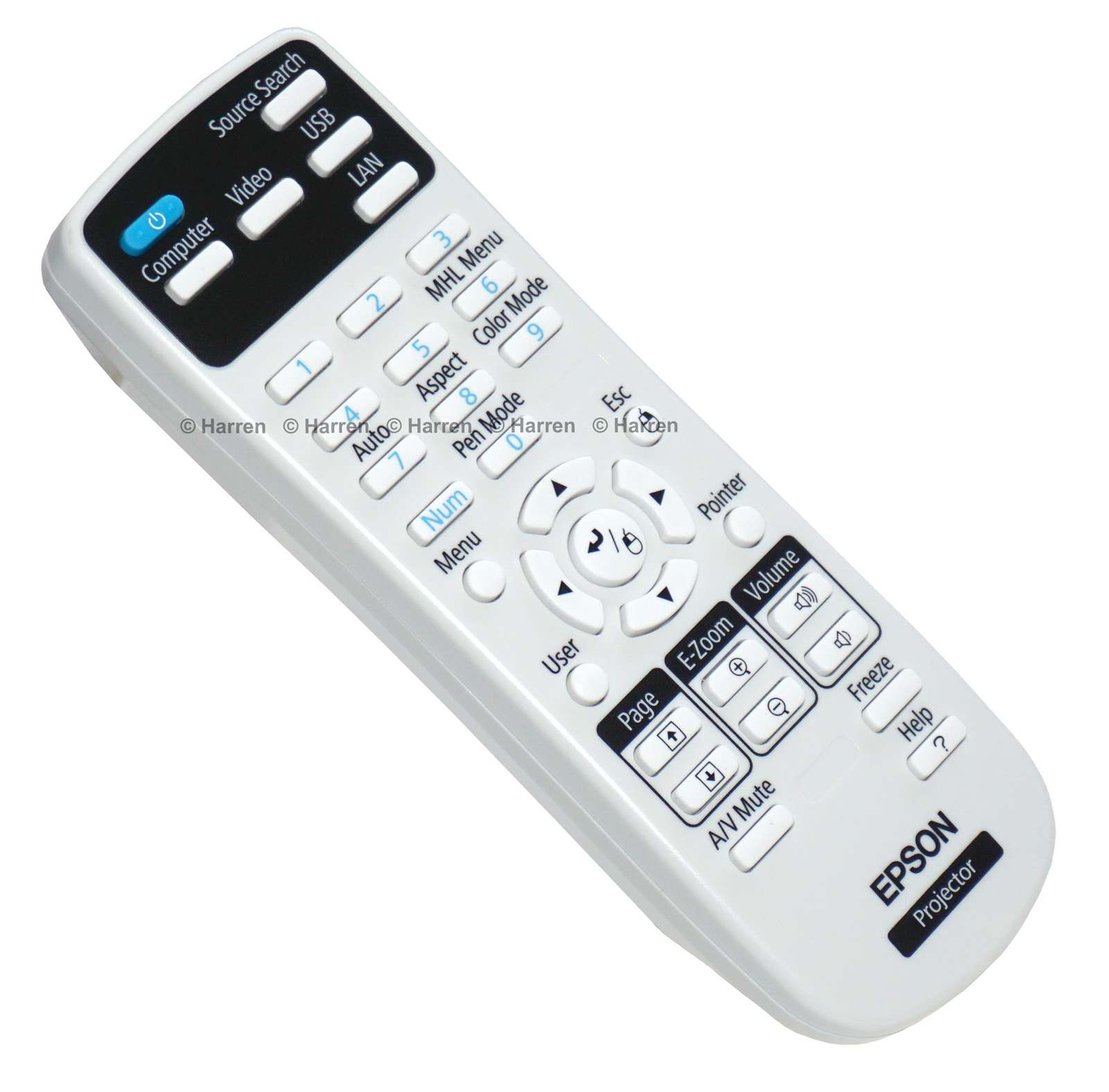Original Epson Fernbedienung 1613717 remote control 161371700 [neu/new] Projector
