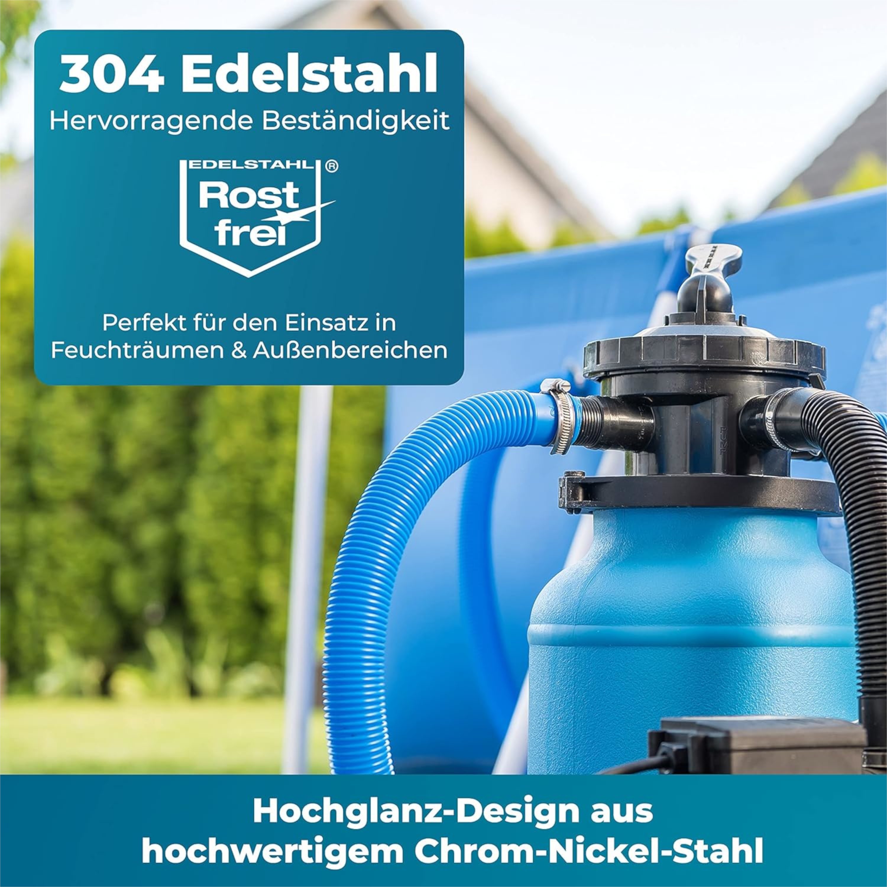 FIXXIA® Schlauchschellen [25-40mm] - rostfreier robuster Edelstahl - Schlauchklemme - Schlauchschelle für Pool, Garten, KFZ & Waschmaschine geeignet 10er-Pack