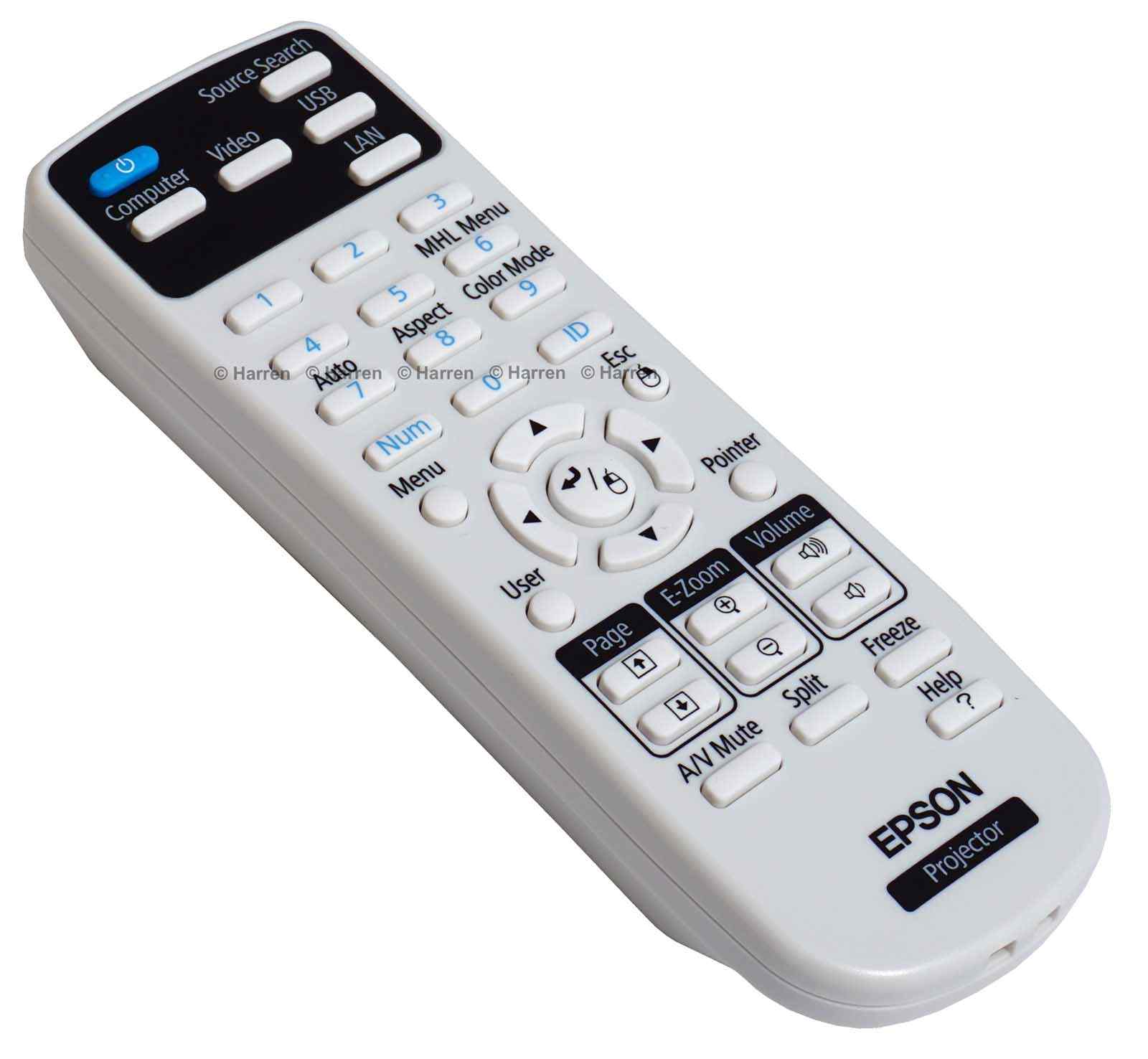 Original Epson Fernbedienung remote control 162636600 Projector H694B EB98H EBW29