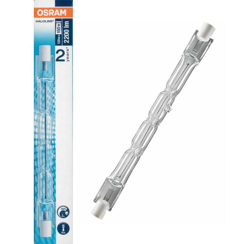 1x Osram Halogen-Stablampe Haloline PRO 64696 R7s 230V 120W 2245lm 120kW/1000h