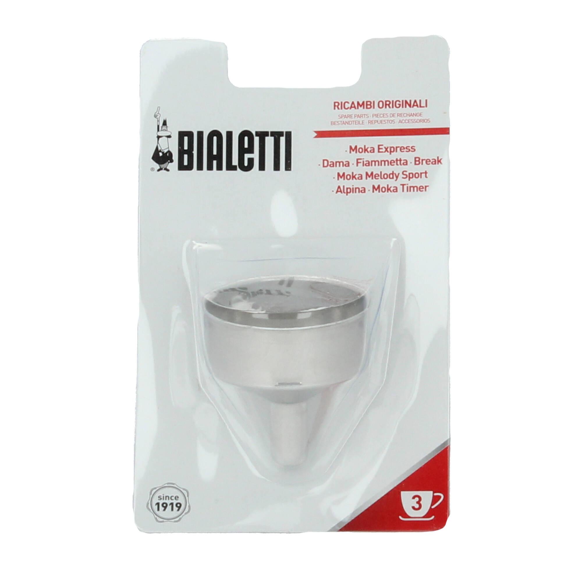 Bialetti Ersatz-Kaffeetrichter für Aluminium Espressokocher 3 Tassen Bialetti Ersatz-Kaffeetrichter für Aluminium Espressokocher 3 Tassen