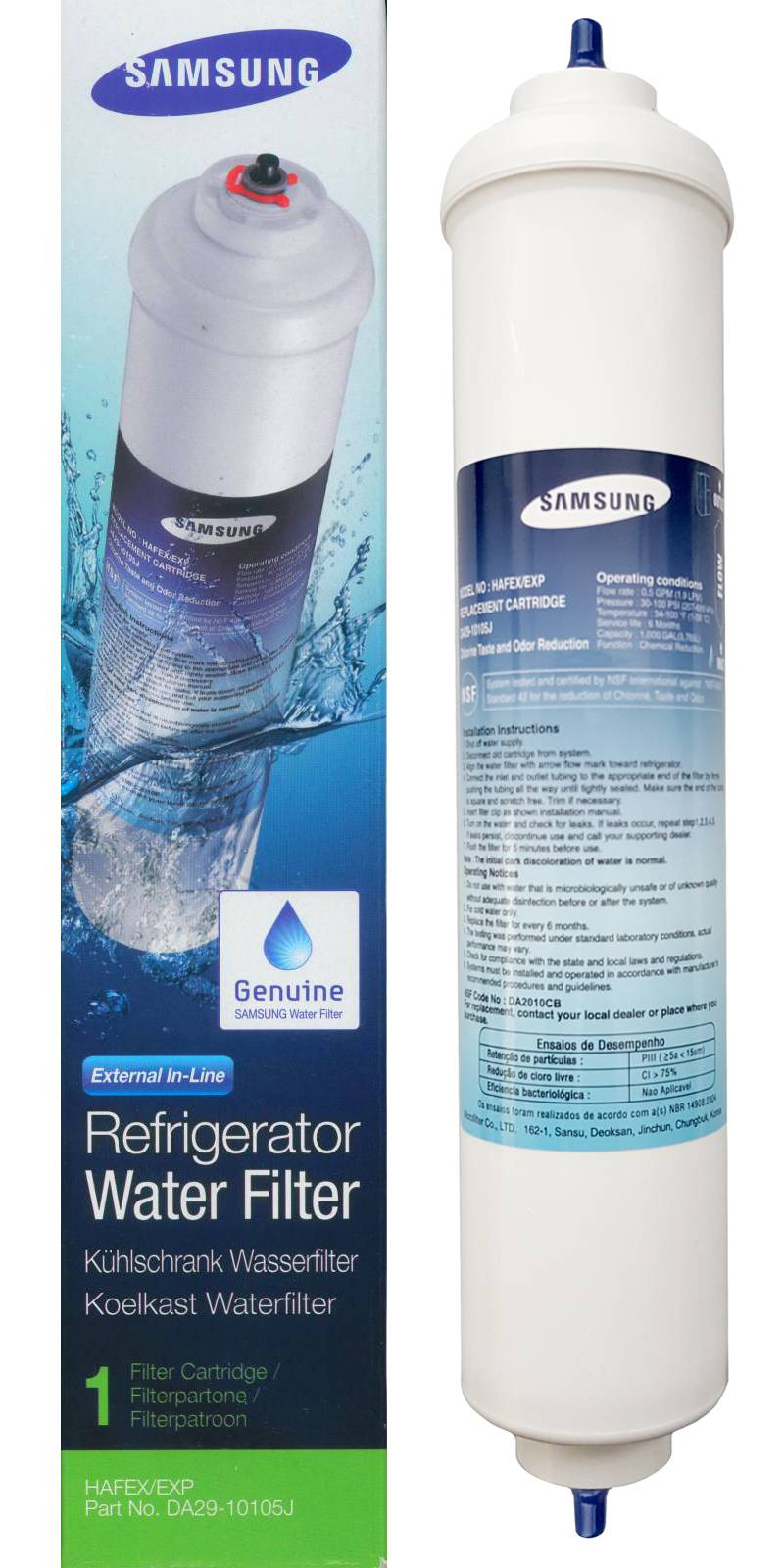 B-Ware Original Samsung DA29-10105J Wasserfilter Filter HAFEX/EXP Kühlschrank