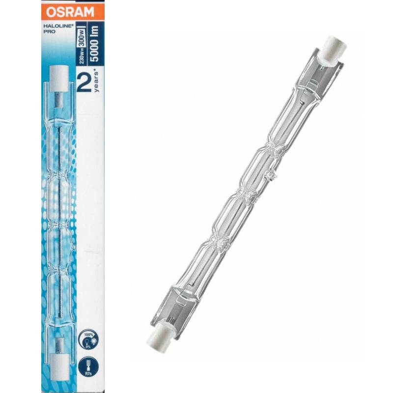 10x Osram Halogen-Stablampe Haloline PRO 64701 R7s 230V 230W 5000lm 230kW/1000h